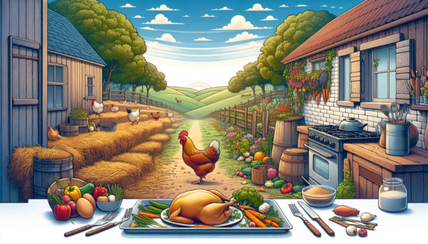 Photo - De la ferme à votre assiette : Les bénéfices du poulet fermier rôti - Traiteur saisonnier Valras - La rotisserie du casino